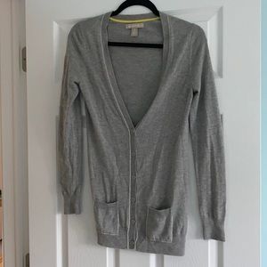Banana republic grey button cardigan-XS